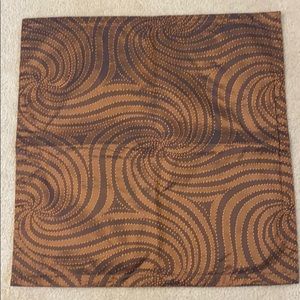 Pair of Jim Thompson 18x18 inch silk pillow covers